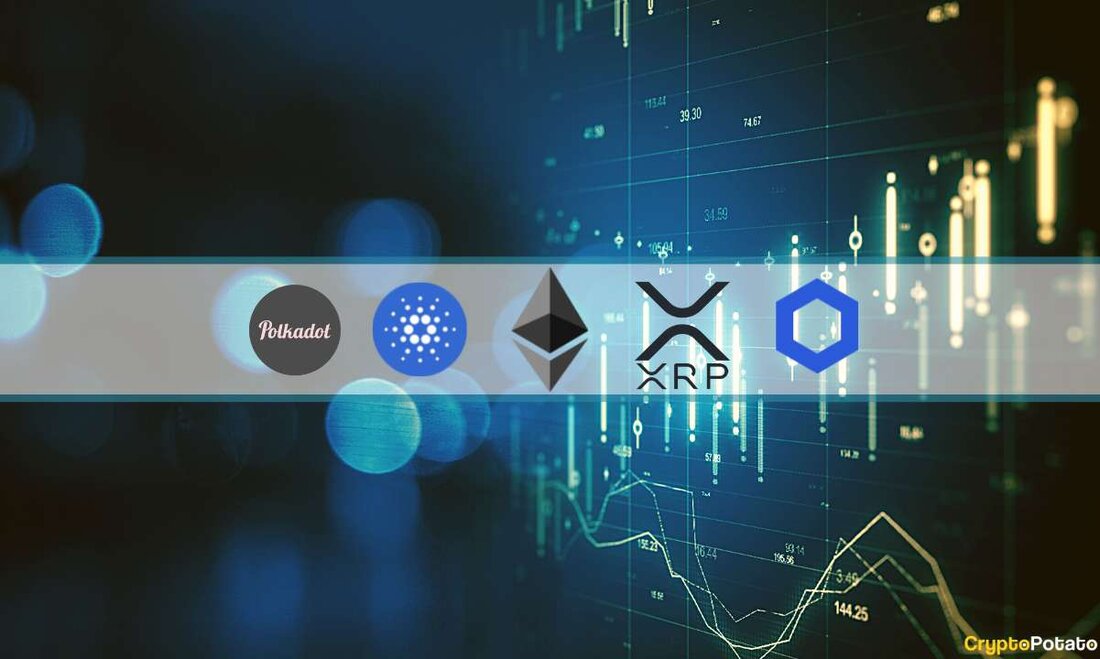 Diese Woche werfen wir einen genaueren Blick auf Ethereum, RippleCardano, Polkadot und Chainlink. Ethereum (ETH) Die Preisaktion von Ethereum war in der vergangenen Woche eher zahm und verzeichnete nur einen Anstieg von 0,5 %. Dies unterstreicht, dass sich diese Kryptowährung in einer Konsolidierungsphase bei rund 1.600 $ befindet. Der wichtigste Widerstand liegt bei 1.700 $, und die Unterstützung hält sich gut bei 1.550 $. Während die Marktteilnehmer über die nächsten Schritte für ETH unentschieden bleiben, springt der Preis weiterhin zwischen diesen Schlüsselniveaus. Mit Blick auf die Zukunft könnte die ETH von den jüngsten Nachrichten profitieren, dass Coinbase eine eigene Layer-2 &hellip;