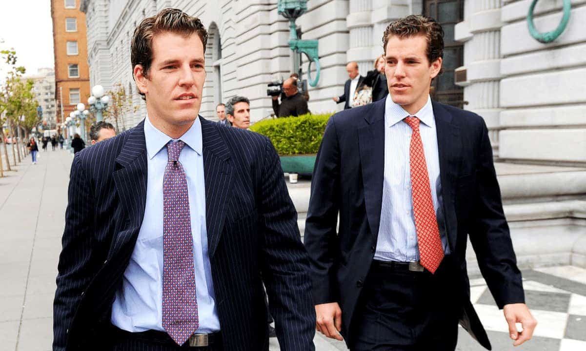 Winklevoss-Zwillinge spritzen Gelder im Wert von 100 Millionen Dollar in Zwillinge